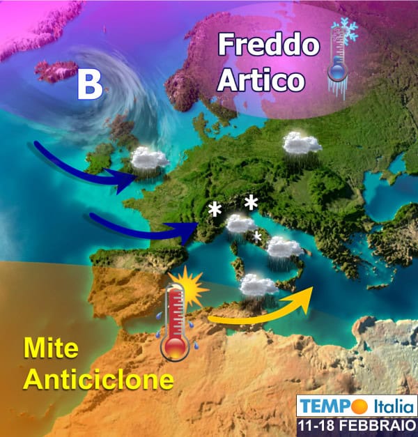 maltempo-piu-intenso-la-prossima-settimana,-su-e-giu-le-temperature.-piogge-e-tanta-neve-sui-monti