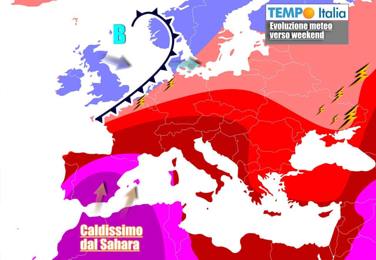 Canicola africana non mollerà la presa facilmente