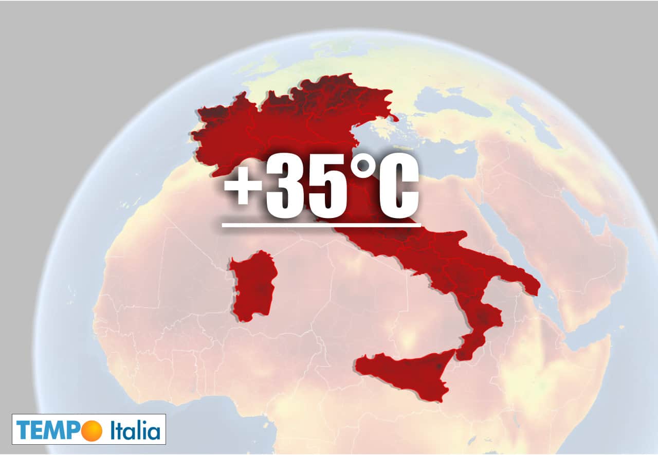 meteo con ondata di caldo