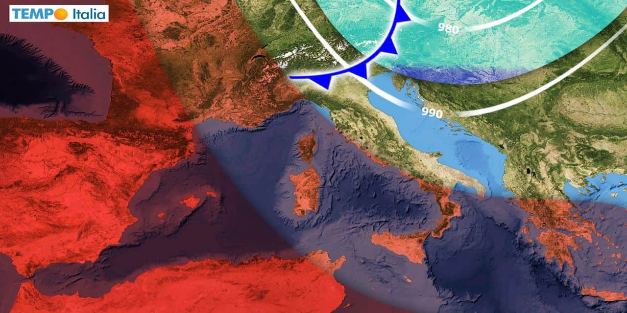 Correnti più fresche potrebbero dilagare parzialmente sull'Italia a fine mese